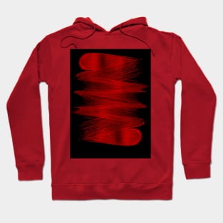 Red Squiggle Hoodie